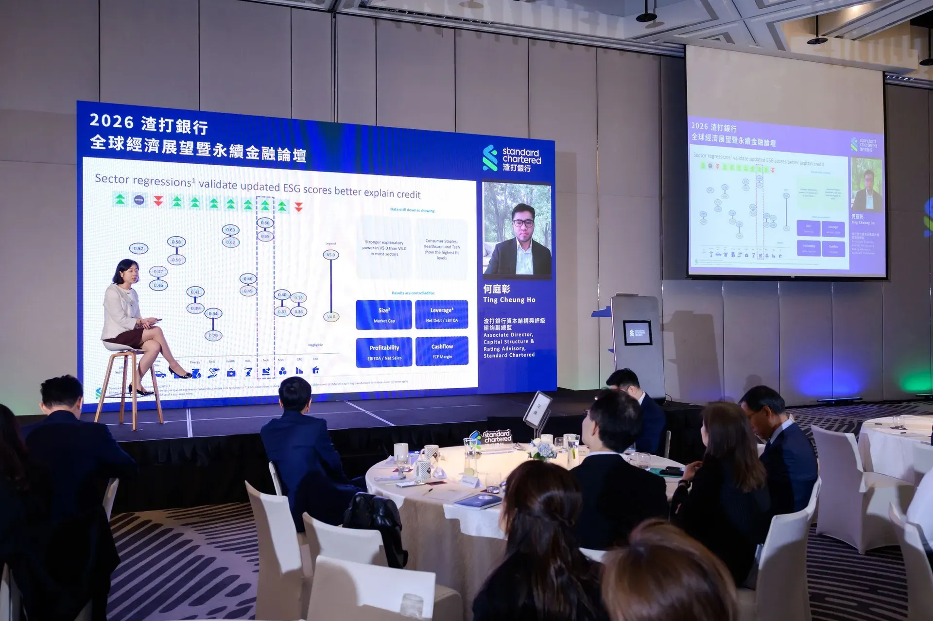 渣打銀行全球經濟展望論壇座談與簡報