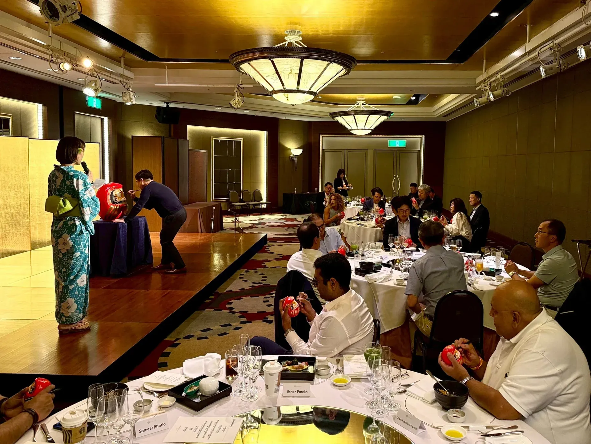 Seagate APJ Innovation Summit 日本傳統達摩點睛儀式