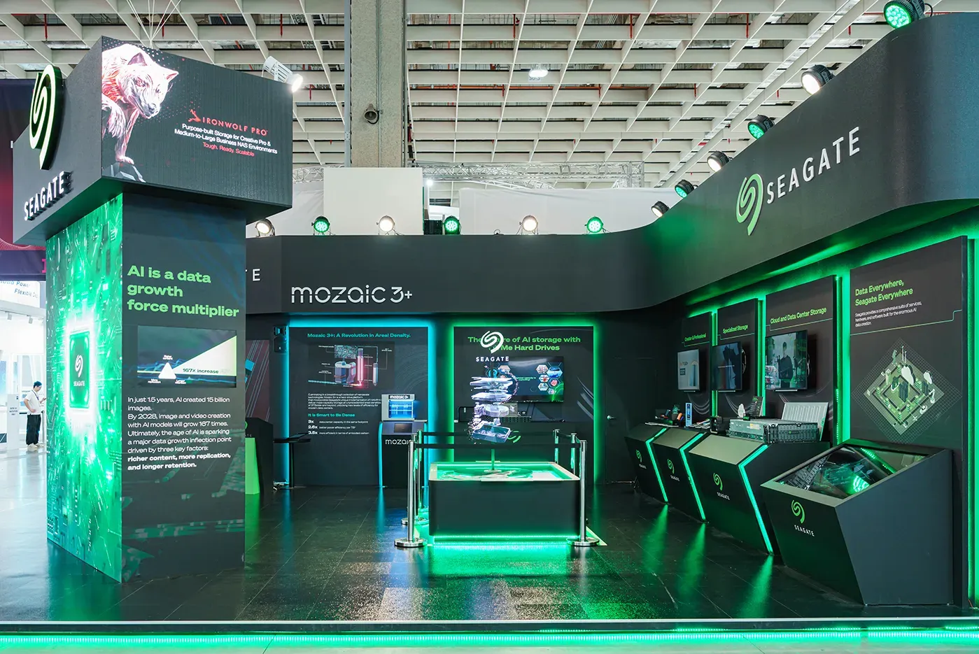 Seagate 台北國際電腦展 D全息投2
