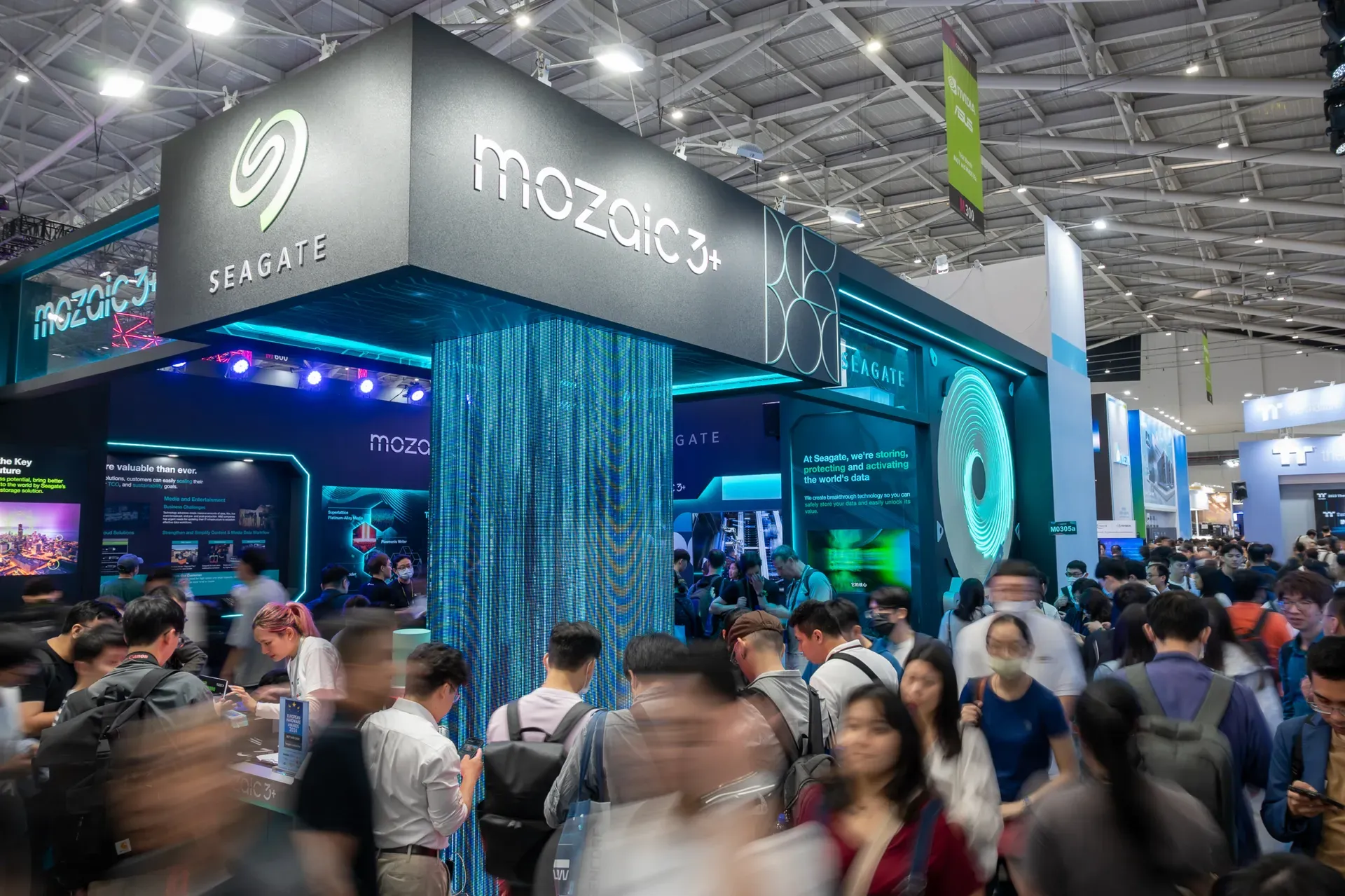 Seagate 台北國際電腦展 活動人潮洶湧