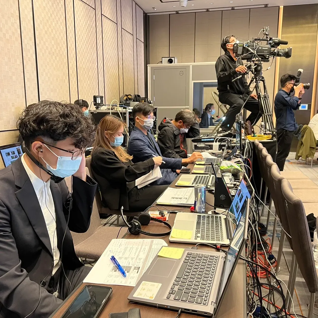APEC 數位分身技術研討會現場，攝影團隊記錄與會情形